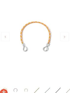 String Project Bracelet Creamsicle
